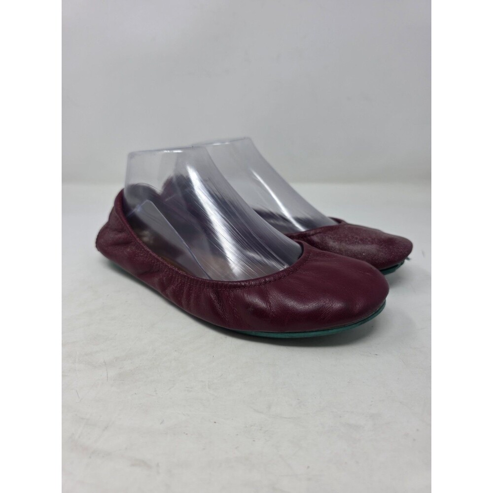 Tieks by Gavrieli Foldable Ballet Flats Cardinal Red Italian Leather Size 8